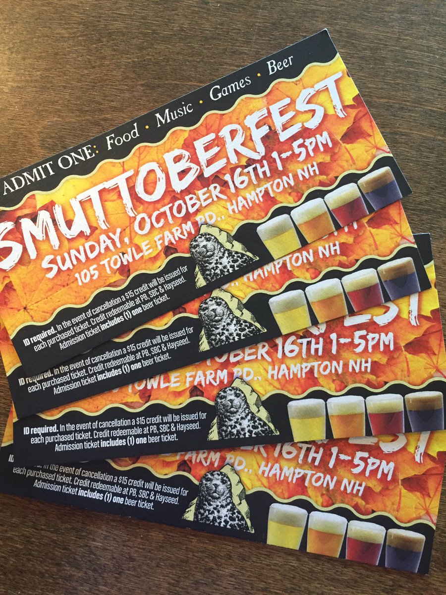 3BrothersMarket's tweet image. Got 2 pairs of tickets to @smuttynosebeer Smuttoberfest and we're giving em away! Favorite/ retweet for a chance to win! #3bros #freetickets