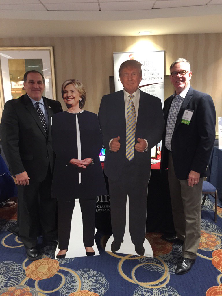 BrianBerlinHE's tweet photo. Which of these 4 are running for President? #NCWE2016 https://t.co/qASOzkpobz