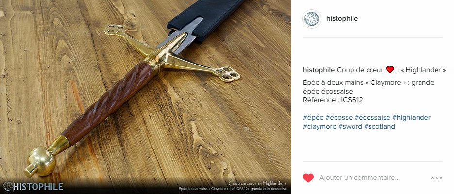 Histophile's tweet photo. 📌 https://t.co/jyqblPKRqe
Coup de cœur ❤️ : « #Highlander »
Épée à deux mains « #Claymore », grande #épée écossaise
#écosse #scotland #sword https://t.co/oT2Cmpkacj
