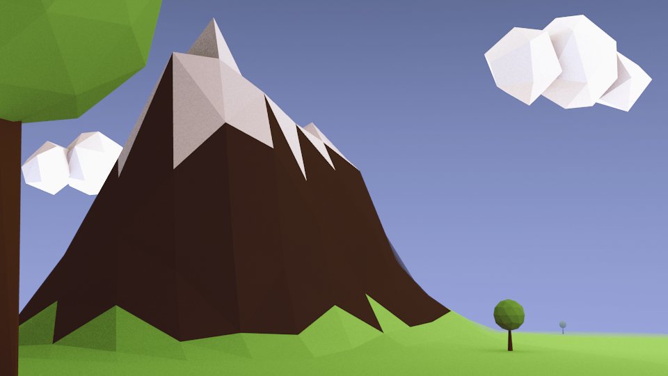 djkiklu's tweet photo. #lowpoly landscape :) #blender3d https://t.co/B68EONqYLn