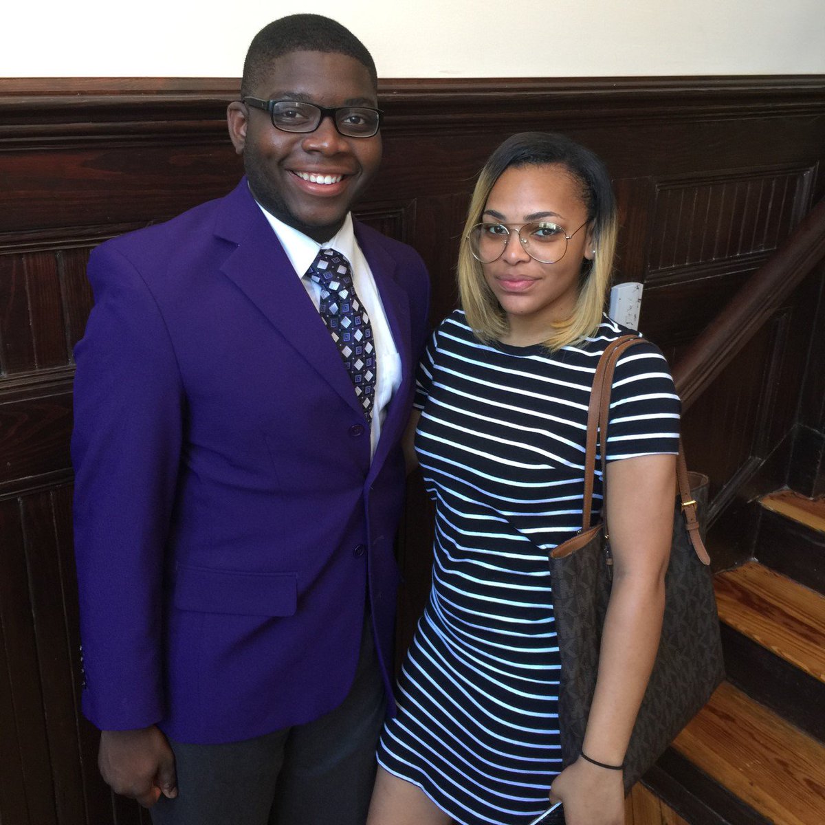 AllenUniv's tweet image. The President and VP of The Young Alumni Council invite you to AU's homecoming celebration, Nov. 6-13. Come show your Yellow Jacket Pride!