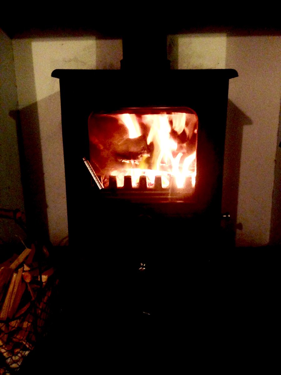 misskitty41's tweet photo. We held out as long as we could... but tonight we caved!!! #autumncold #stovetime https://t.co/YbavKcHmUn