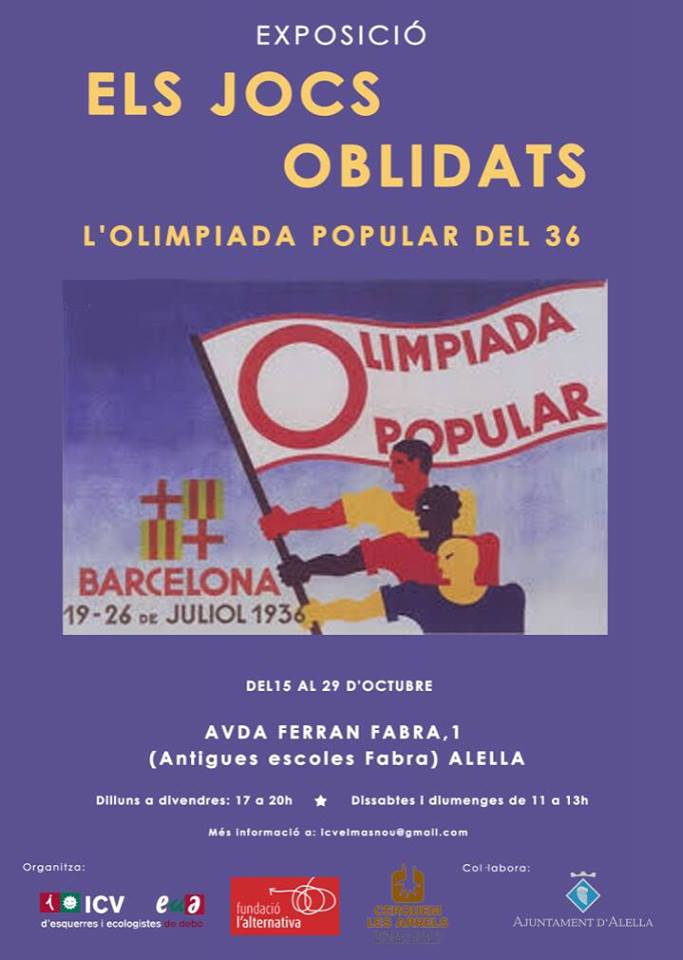 Ens veiem aquest dissabte, 15 d'octubre a les 11,30h en la conferència inaugural de l'exposició.