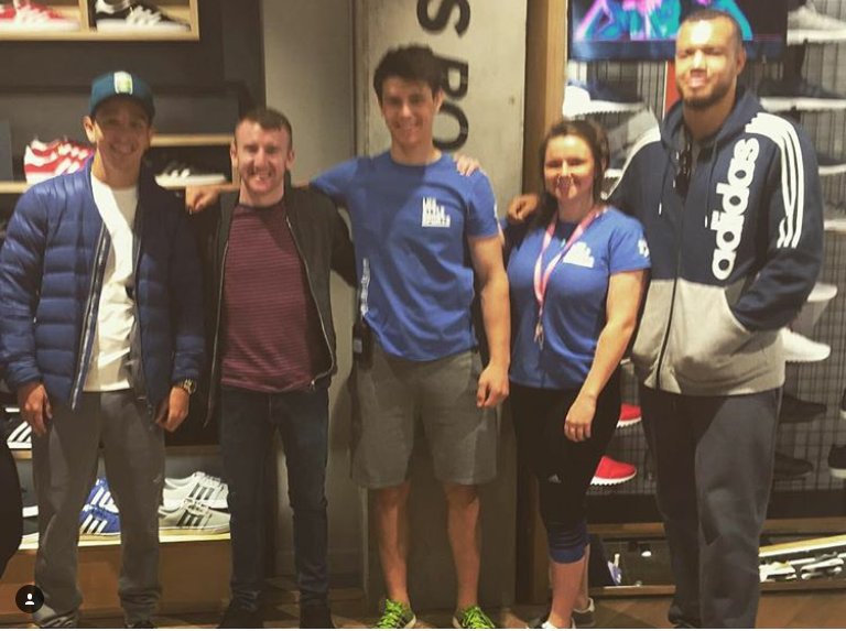 LSSVictoriasq's tweet photo. Look who popped in 2day Paddy Barnes, Michael Conlan &amp; Tommy McCarthy,  3 world class Boxers @lifestylesports @Victoria_Square #boxing  💪💙 https://t.co/t7VlmDKbMc
