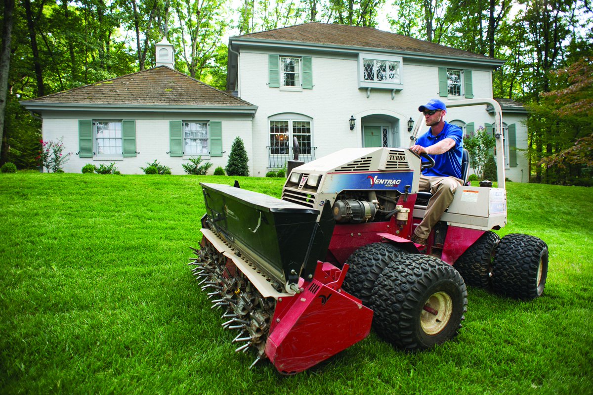 Fall is the best time to Aerate your turf.