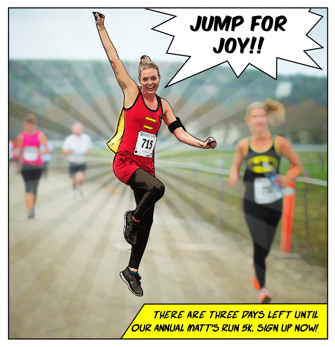 calpolypomona's tweet photo. Matt's Run is this Saturday. Tomorrow is the last day to sign up. Don't miss your chance! https://t.co/IVK4iofGnI #mattsrun https://t.co/bmqoxwePZg