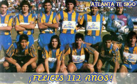 AtlantaTeSigo's tweet photo. En 1995 con un club en ruinas #Atlanta fue campeón de la B Metro con un muy recordado equipo
#CumpleAtlanta
#Atlanta112 https://t.co/G6NEAuaoVA