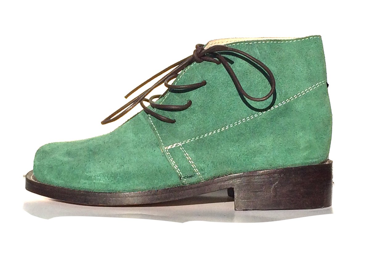 usgladiators's tweet image. Colored Suede Brogan Jefferson Shoes