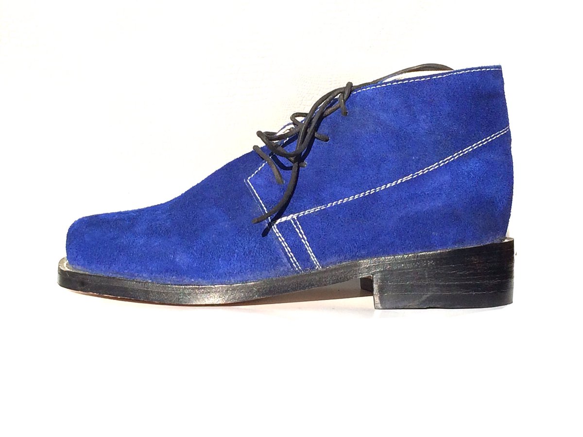 usgladiators's tweet image. Colored Suede Brogan Jefferson Shoes