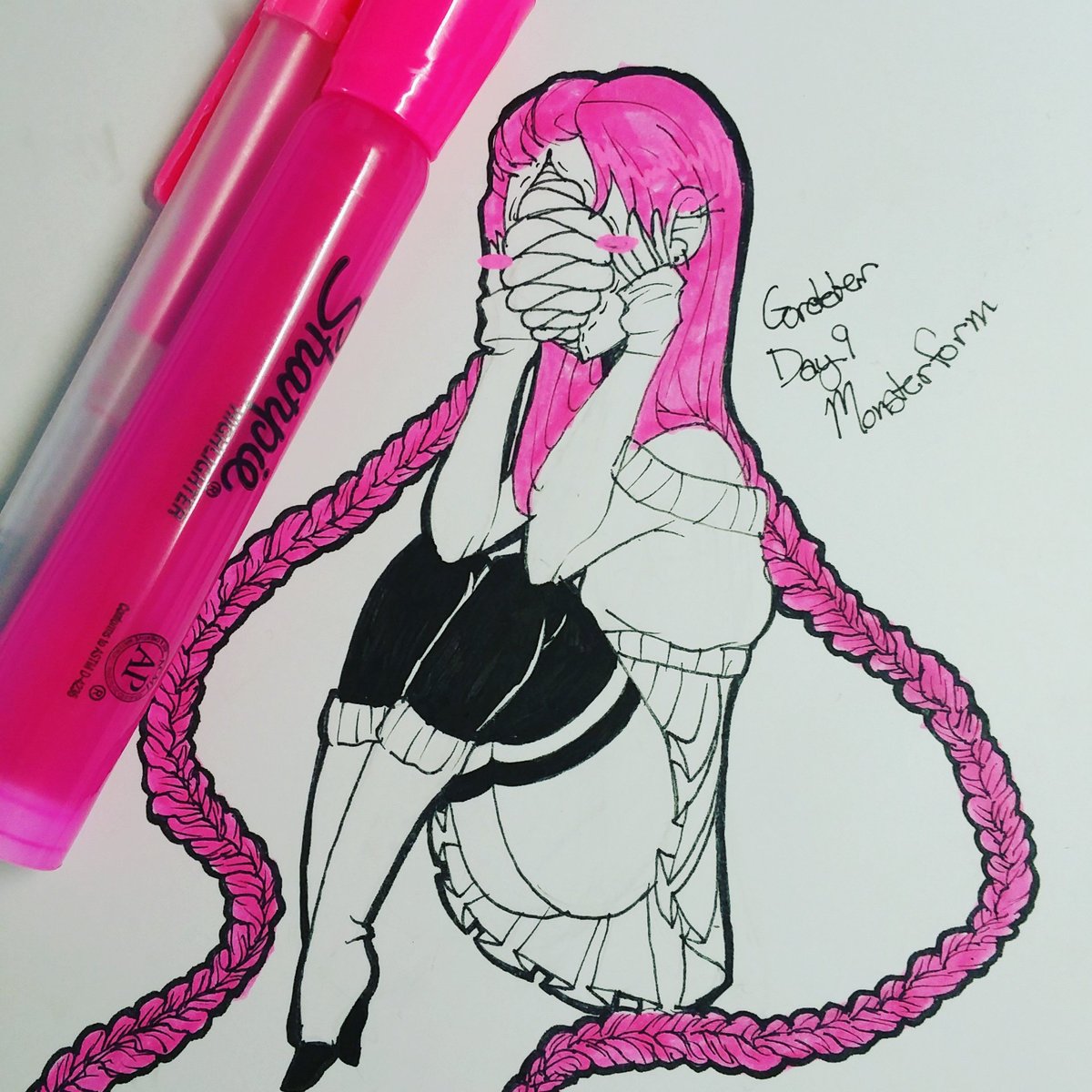 Sticcubus's tweet photo. #goretober day 9 #monsterform
the braids killed me on this https://t.co/jyXPbhTnZa