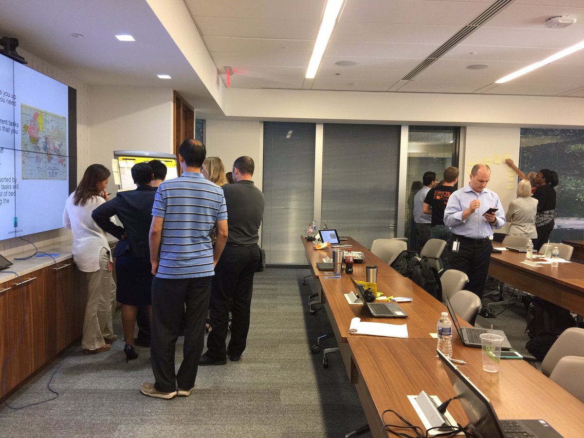 TheAgileRunner's tweet photo. Story Mapping Exercise with our Product Teams! #agile #agilecoach #productowner #productteam #scrummaster https://t.co/DLOZTsXuOG