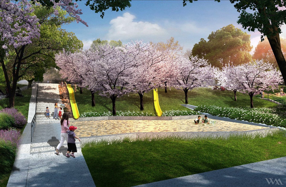 Excitant de voir les premières images de la plage/parc, grand potentiel. Bien chanceuse d'habiter @Arr_Verdun!