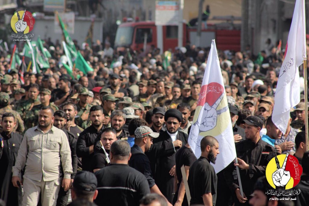 AbbasFirqah's tweet image. امين عام #العتبة_العباسية المقدسة ومشرف #فرقة_العباس_القتالية #ميثم_الزيدي بمراسيم #عاشوراء في #كربلاء #ليله_الوحشه