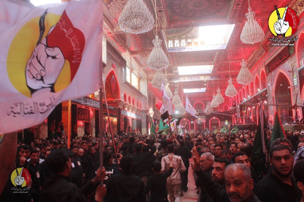 AbbasFirqah's tweet image. امين عام #العتبة_العباسية المقدسة ومشرف #فرقة_العباس_القتالية #ميثم_الزيدي بمراسيم #عاشوراء في #كربلاء #ليله_الوحشه