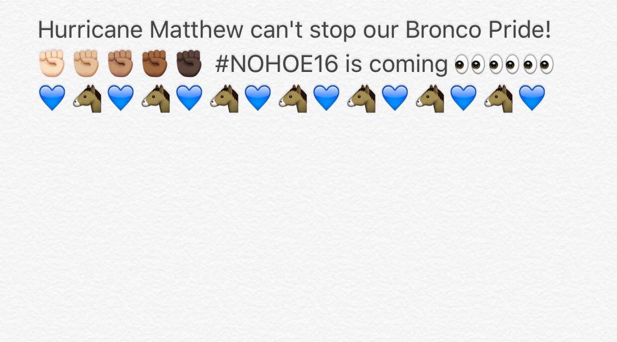 FayStateSAC's tweet photo. #NoHoe16 Oct23-Oct29 #MatthewWho #BroncoPride #CantFloodOnOurParade https://t.co/huKDDccnOJ