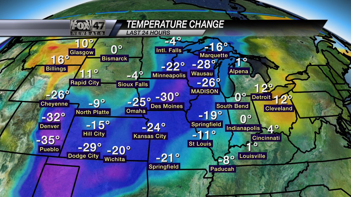 KarinSwansonWx's tweet photo. We are in the midst of a HUGE cool-down. #AutumnReturns #wiwx https://t.co/jh5A0UA48r