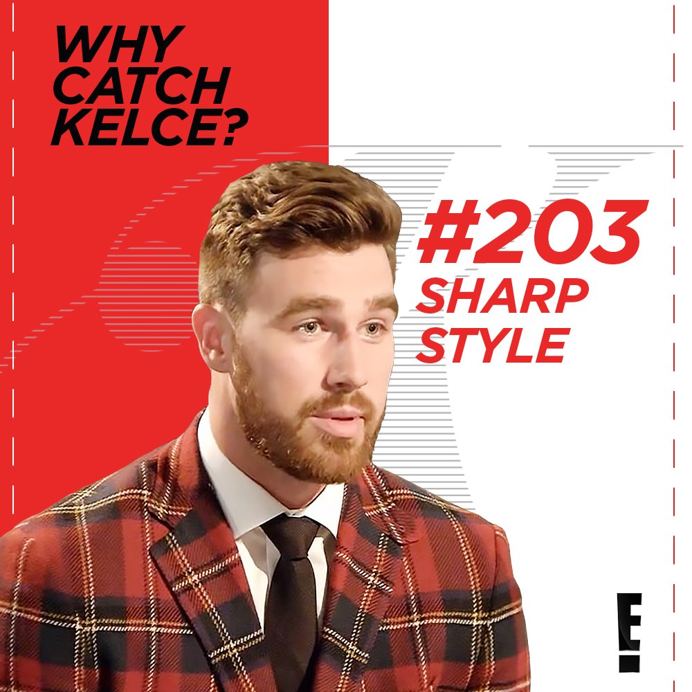 CatchingKelce's tweet photo. Raise your hand if you think @tkelce has the best suit-game ever. 

Tune in for a new #CatchingKelce TONIGHT 9|8c on E! https://t.co/QlV0n92MSl
