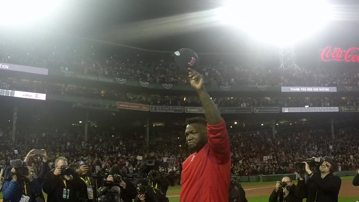 SteveDOnofrio's tweet photo. Incredibly proud to have been part of the Big Papi-palooza that swept through Fenway Park this past week. His farewell to the fans! https://t.co/xnl6qBg7zs