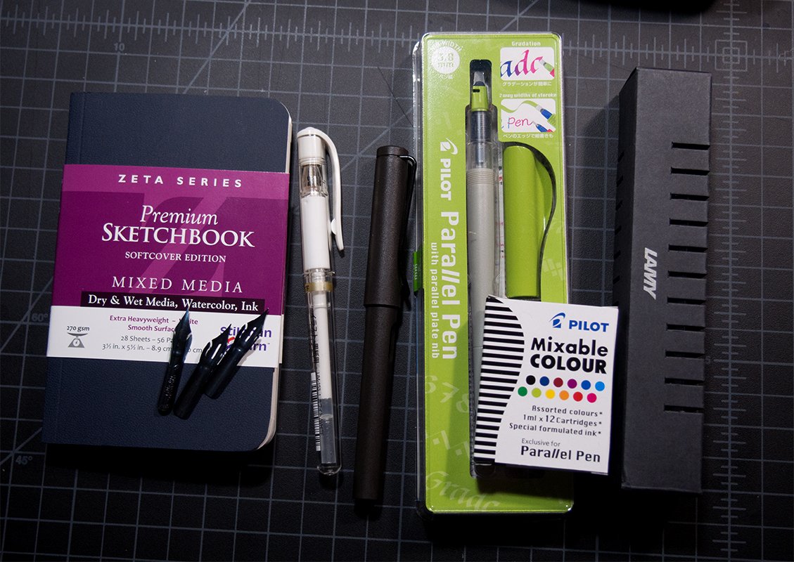 mhendricksonart's tweet photo. My @jetpens order arrived. Oh joyous day. Hurrah, hooray! #drawallthethings https://t.co/5xMkBiNLz9