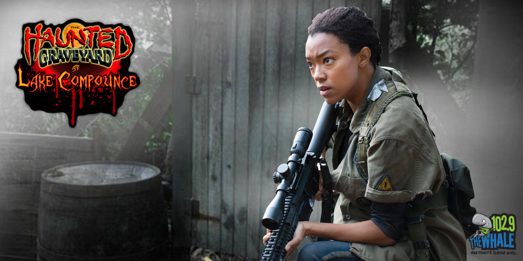 HauntGraveyard's tweet photo. Reminder: "Sasha" from #TWD is here for a special event this Sat., 10/15. Tix are selling out fast so buy yours now: https://t.co/TEWFXHz8J6 https://t.co/emL09DPvAS