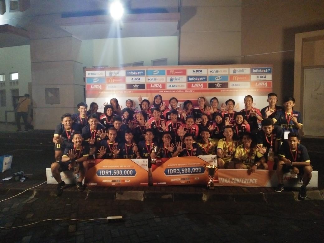 Alhamdulillah Futsal Putra dan Putri "Go <a href="/LIMAFutsal_/">LIMA Futsal</a> Nasional"