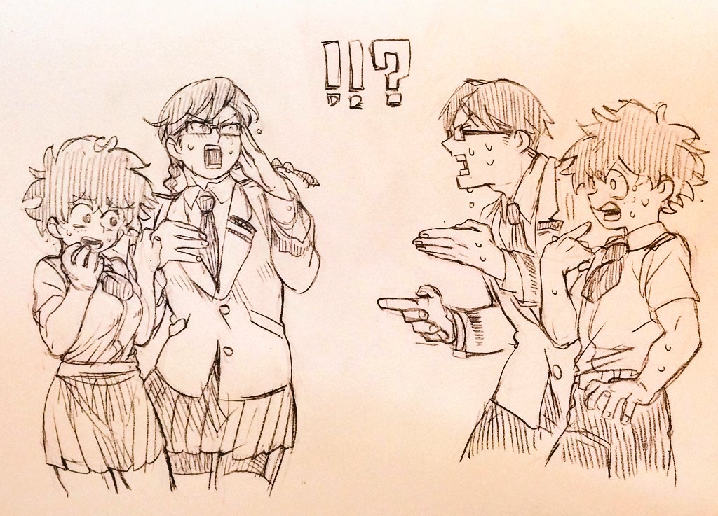 ヒロアカpic
P1:crossover
P2:死勝(かっちゃんは女の子)
P3:rough 