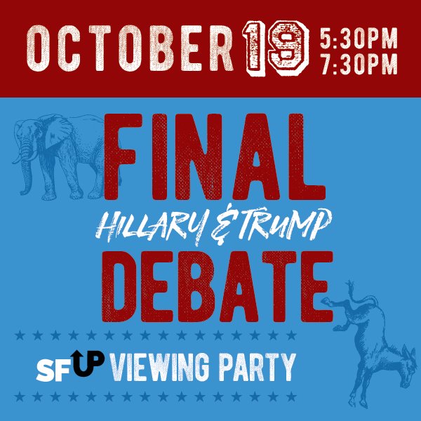 SF_Chamber's tweet photo. Join #SFUp, our initiative for up-and-coming professionals under 40, at next week's #debate event: https://t.co/5qOhWd7Ae2 https://t.co/MDJZ2fbGNW
