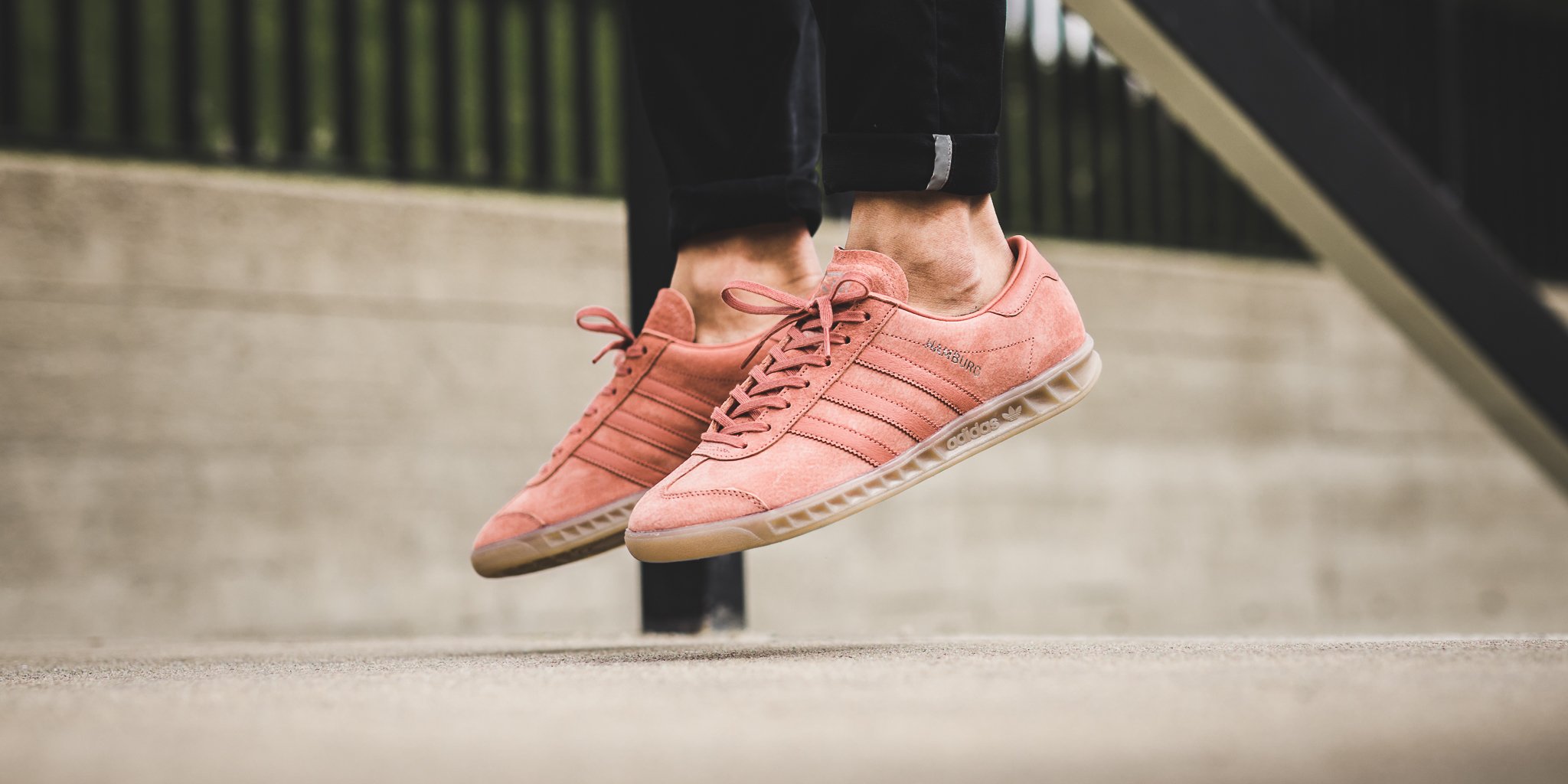 Adidas originals hamburg raw pink hotsell