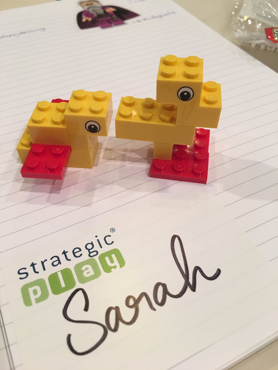 Loving our #AICreativity talk tonight with @traininglsp! #lego #whattheduck