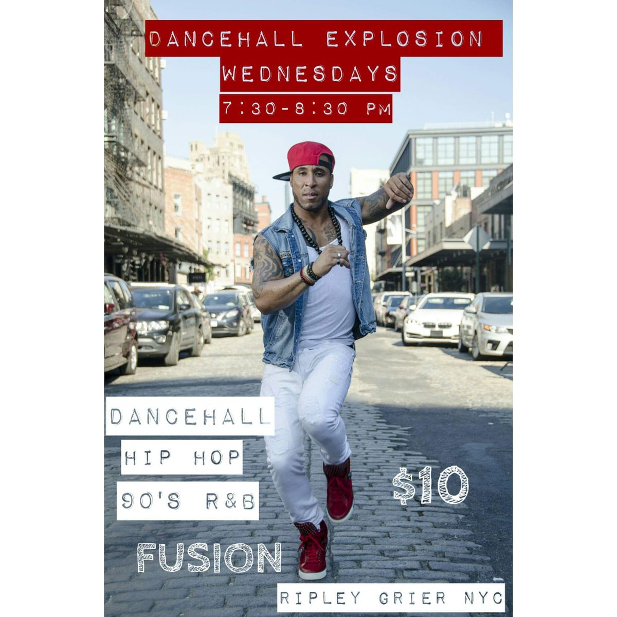 meetricklong's tweet photo. TONIGHT! Dancehall Hip Hop 90s R&amp;B fusion dance class. 730-8:30! studio 17A, 17th FLOOR. Get ya' life. Let's dance! https://t.co/VaSdWqBP2m