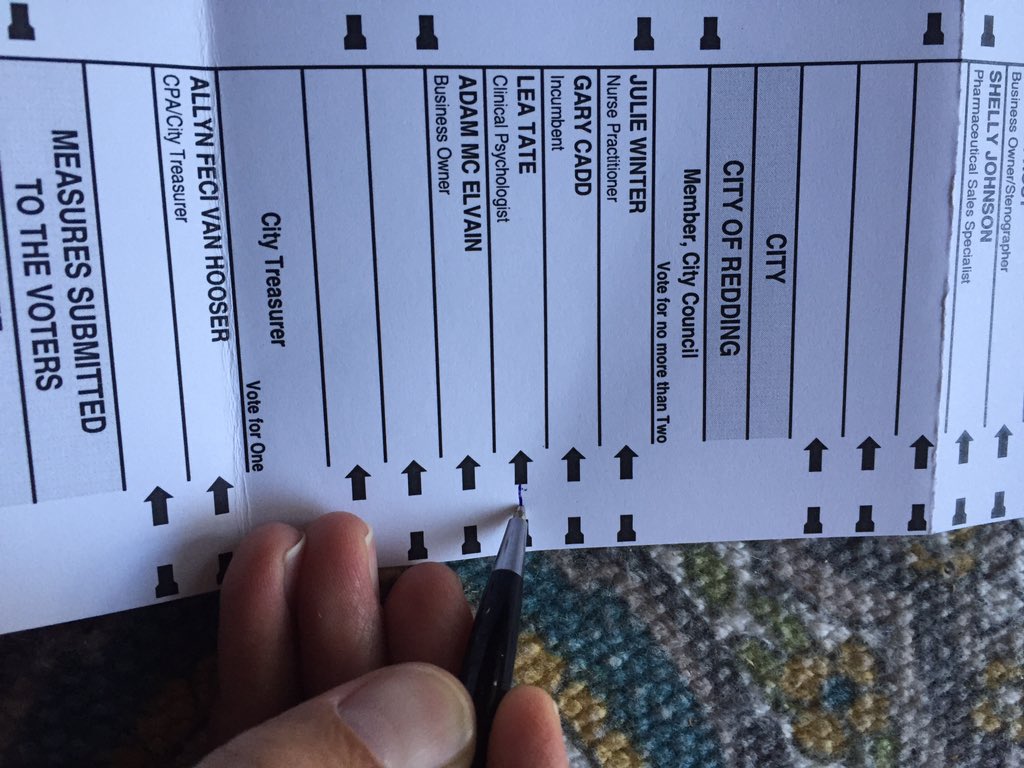 carriekib's tweet photo. @leatateredding Just received my ballot today. Go Team Tate! https://t.co/MaSLRdZP6Z