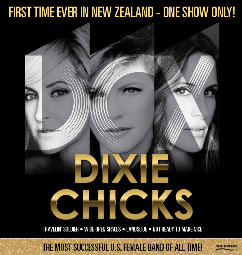 Woohoo, Mission Concert 2017 is the Dixie Chicks! First time in NZ & 1 show only! April 8th missionconcert.co.nz #getmetohawkesbay