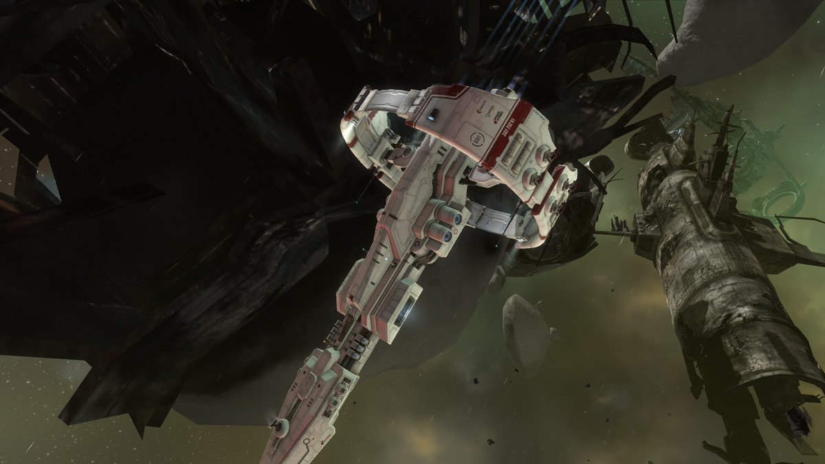 G_Gamer86's tweet photo. Answered a distress call while exploring the Domain region. Was to slow though, that mining station had no chance. #tweetfleet #futureEve https://t.co/LZVg0ns3MN