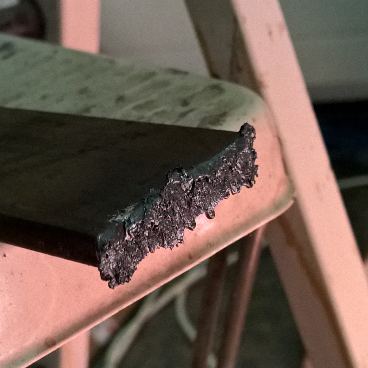 So, we just cut through 6mm steel. With a laser.