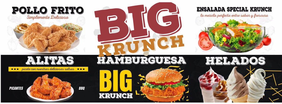 GoRecomienda's tweet photo. ¿Y usted conoce #BigKrunch? Comida rápida en San Cristóbal, servicios a domicilio 110.76.63 https://t.co/f8VAQjJVIt