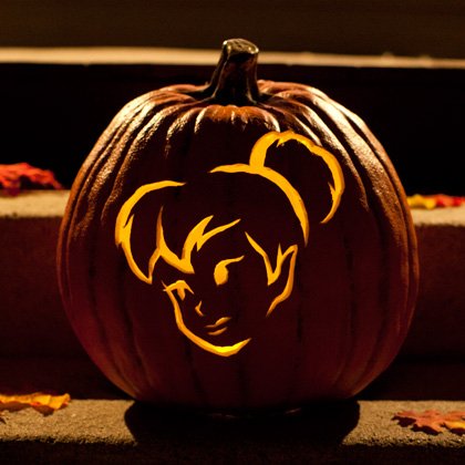 Tinkerbell Pumpkin Carving Templates