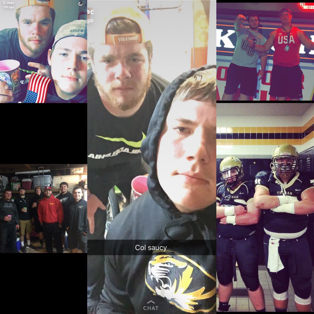 McAdamsComedy's tweet photo. Happy Birthday to Audobon's Finest🚜 My frickin Guy since day one🍻 Much love to you big Col #555 #PackBros #MexicanHaircuts😂😂😂 @collinpool12 https://t.co/bfdrKm6WEk