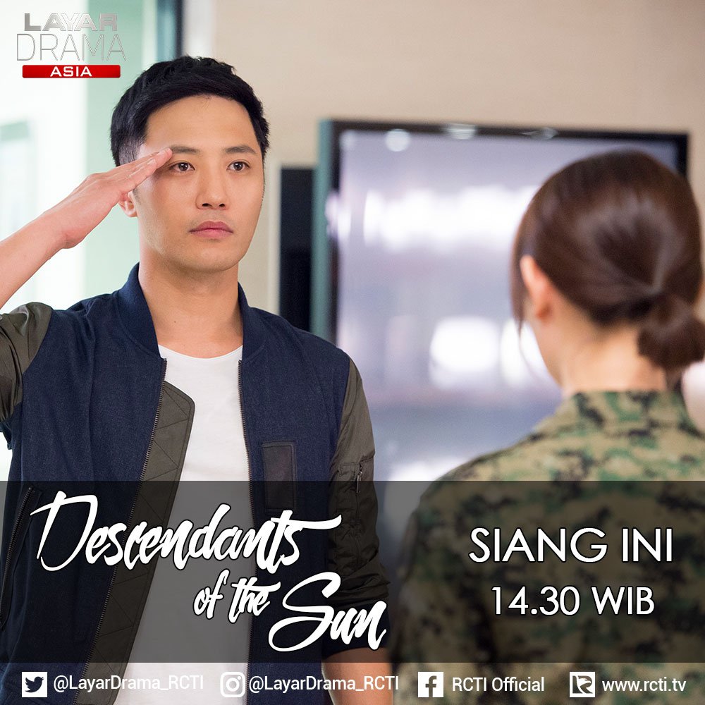 Mau tau kelanjutan kisah Layar Drama Asia "Descendants Of The Sun"? Nantikan sesaat lagi ya! #DOTSRCTI