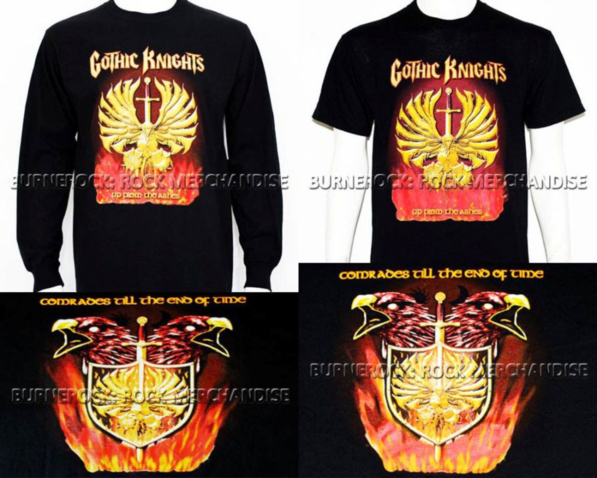 burnerocks's tweet photo. Gothic Knights  #bandshirt https://t.co/xU9bgJihDu jl guntursari wetan no 1 #Bandung https://t.co/JR2mixaokd