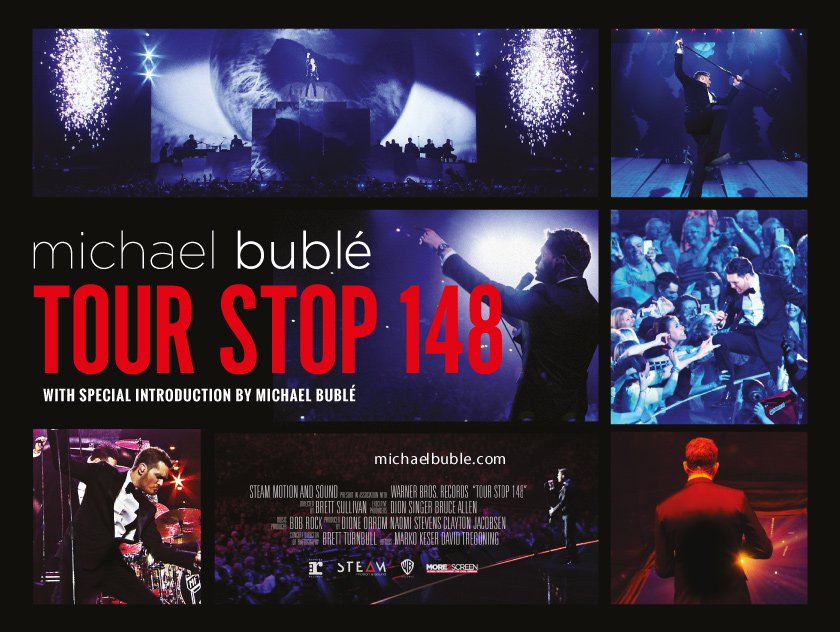 CinemarkChile's tweet photo. PREVENTA 🎬 ¡Asegura tu entrada! El 17 de octubre recibimos de forma exclusiva a #MichaelBublé en nuestra pantalla ❤️🎵#MBTourStop148 https://t.co/qQe7yAthDO