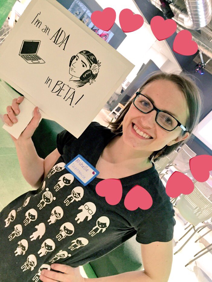 IdalinBobe's tweet photo. Excited the founder of @TechtonicaOrg is celebrating #AdaLovelaceDay w/ us. She just reached her crowdfunding goal!Congrats #ImAnAdaInBeta https://t.co/NT6O4mMIhP