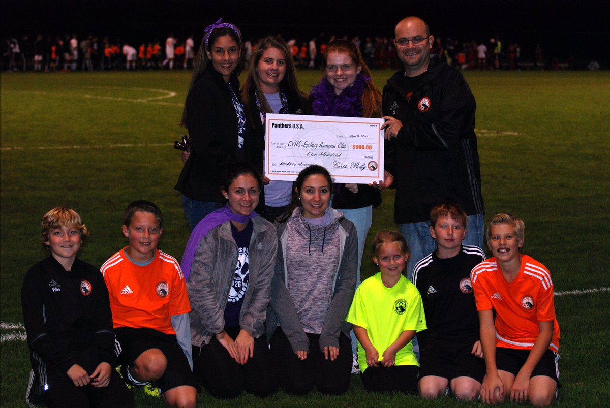 Thank you to Panthers USA for your SUPER generous donation of $500, which will go toward helping those affected by epilepsy!