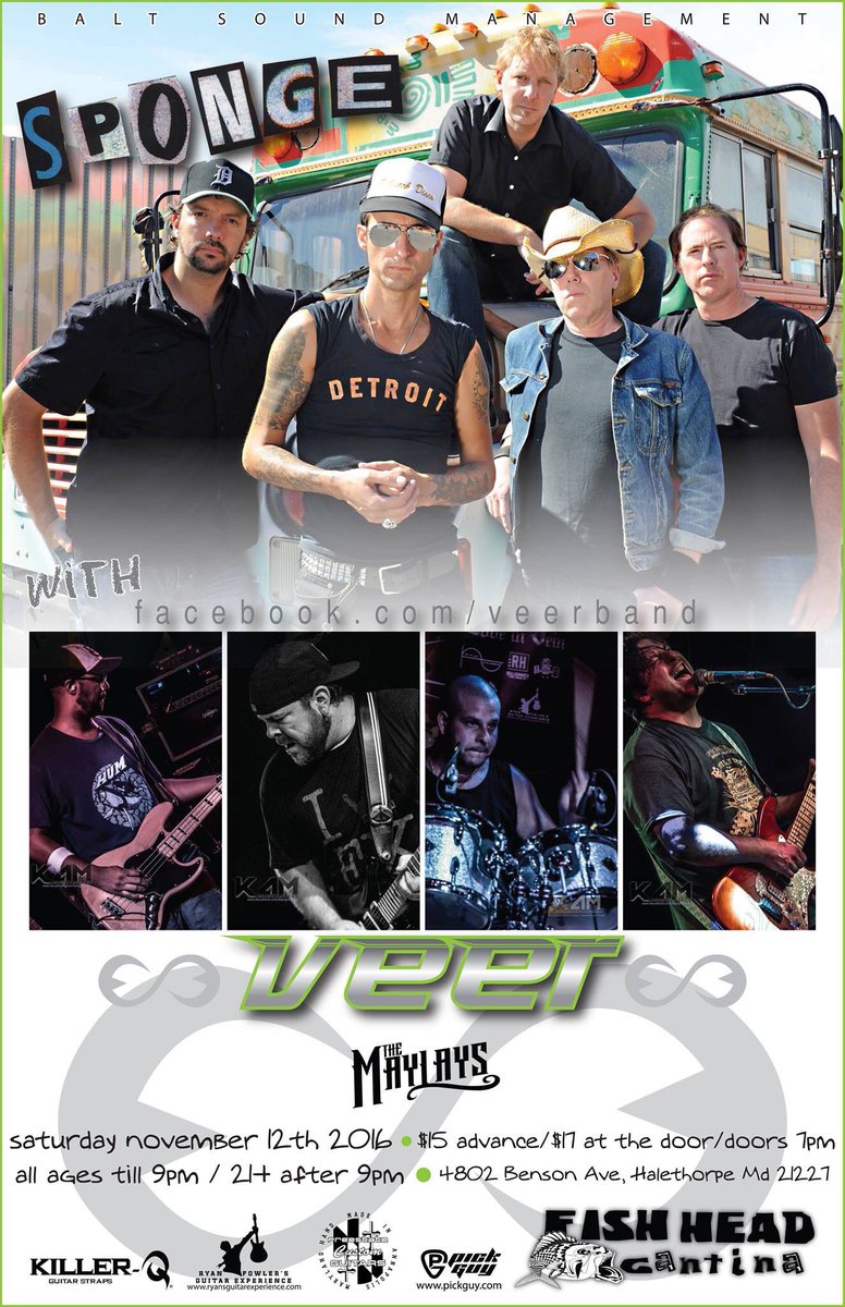 TheMaylays's tweet photo. Come out 2 our next big 1!Tix are 15$ we WILL DELIVER!This is going 2b a sold out Show so get em while they last! @fishheadcantina https://t.co/VjthvbSczD