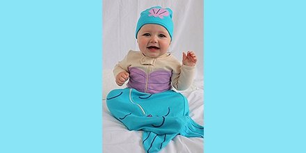 Where does a mermaid sleep? A water bed! #Mermaid #BabyLove #SozoUSA