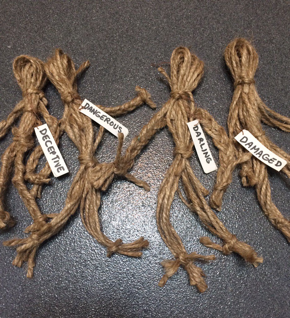 NatDRichards's tweet photo. Sneak peek of things that just might make an appearance at my launch tomorrow: #OneWasLost #scariest #swag #ever https://t.co/nvntKuJlGl