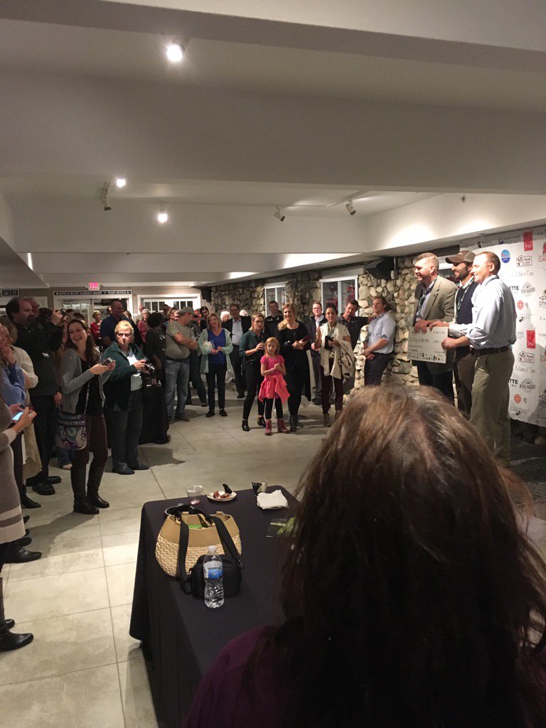 UpNorthDL's tweet photo. Congrats to @Eastjordan #greenlight event and tonight's winners of $10k! https://t.co/FokWUlfLJr