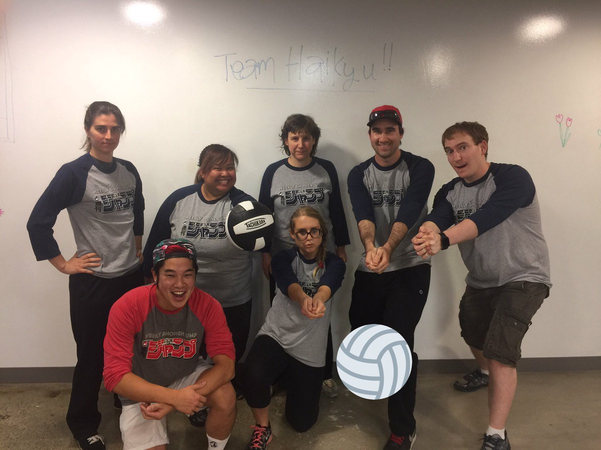VIZHR's tweet photo. .@VIZMedia Team Haikyu!! ready for their first match #athleticprowess https://t.co/AgPUaiDIfQ
