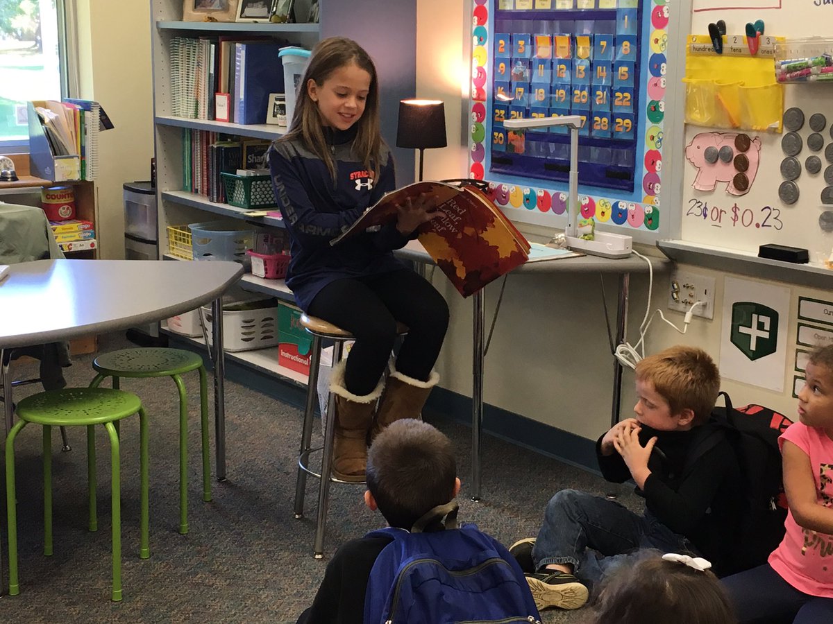mpolkyLBE's tweet photo. Fourth grade helper reading to our class! #lbeallaboutthekids https://t.co/pw0c23CA3Y