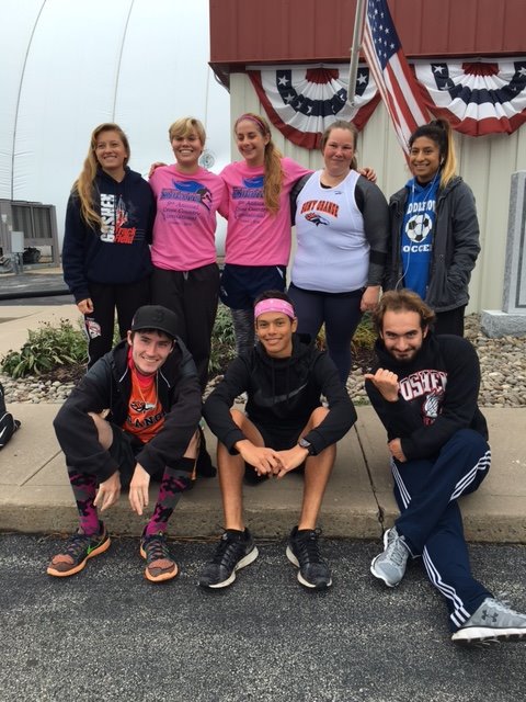 SUNYOrangeColts's tweet photo. Members of the Orange XC team. Our women's team, in its first season ever, are the 6th ranked team in the nation! #GoColts #fleetfooted https://t.co/nDwT9BqAe7