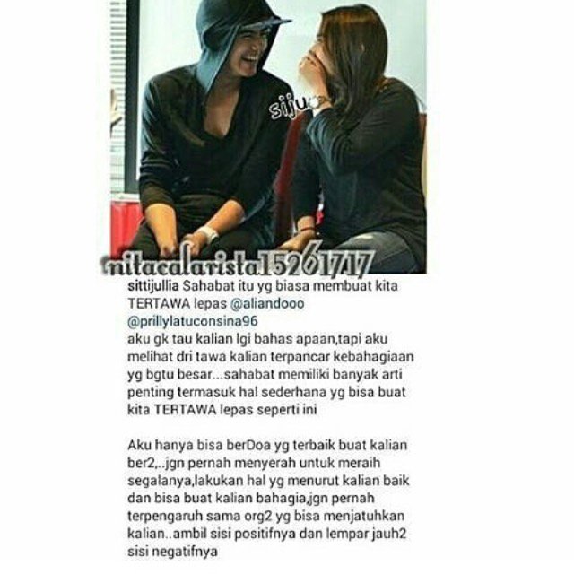 Aprilvers96's tweet photo. Terlalu rindu akan momen indah itu. Sebagian org sebut itu masa lampau tp itu sangat membekas @alysyarief @PrillyBie https://t.co/KUwTdNDB1t